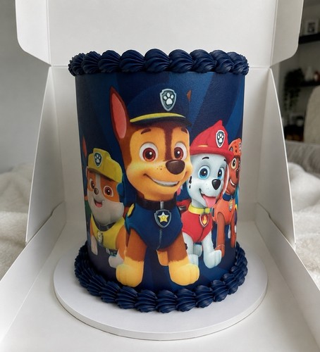 Paw patrol edible cake - patrol, wrap