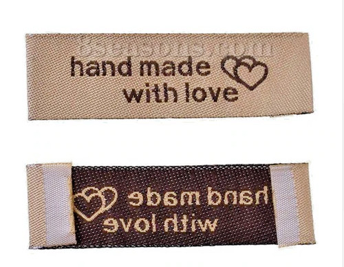 Material handmade with love - with,