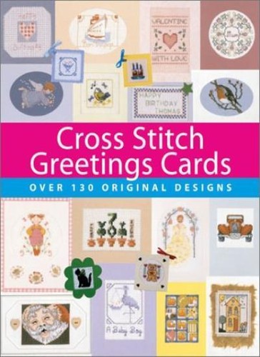 Cross stitch greetings cards - cross,