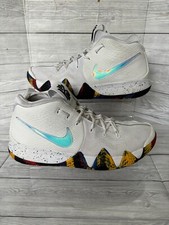 Nike Kyrie 4 NCAA Tournament White Mens Basketball Shoes 943806-104 Uk 11