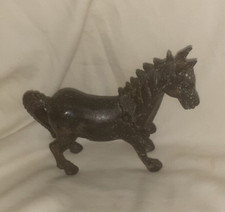 Vintage bronze metal donkey - vintage,