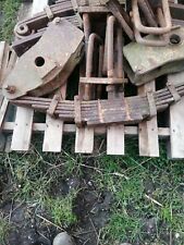 Trailer leaf springs and hanger