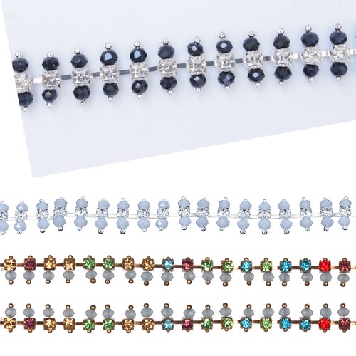 Beaded crystal rhinestone - beaded,