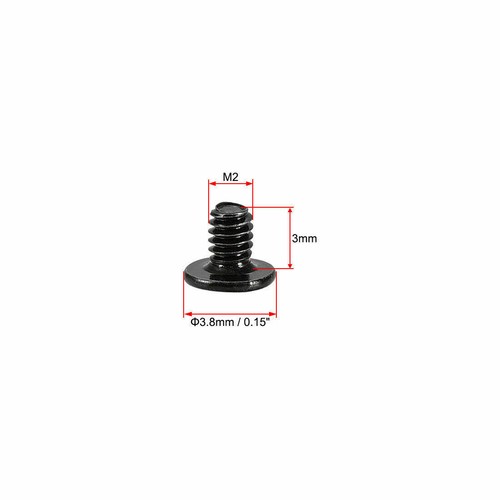 3mm m2x3l flat - x,