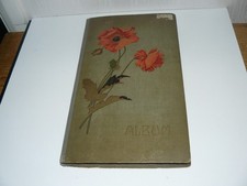 Antique Postcard Album with 208 Song Cards Postcards Gibbons family Sudbury RASC