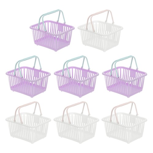 8pcs mini shopping baskets - 8pcs,