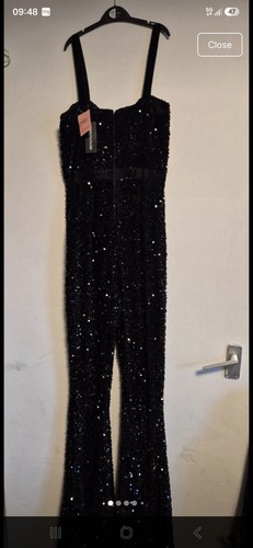 Prettylittlething black sequin - prettylittlething,