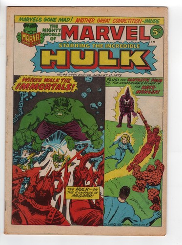 1968 marvel incredible hulk - incredible,