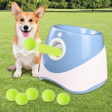 Automatic Dog Ball Launcher,  Balls Thrower with 6 Pcs 2"