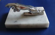Vintage Jaguar Emblem on Marble Base