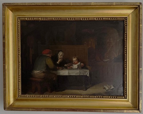 Antique oil painting - , flemish