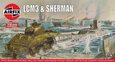 Premium A03301V LCM3 And Sherman Tank The Landing Craft Mechanised LCM Mk III U