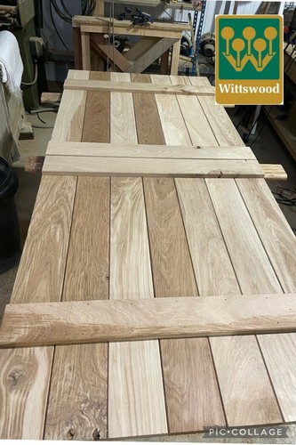 Solid oak ledged stable door - stable,