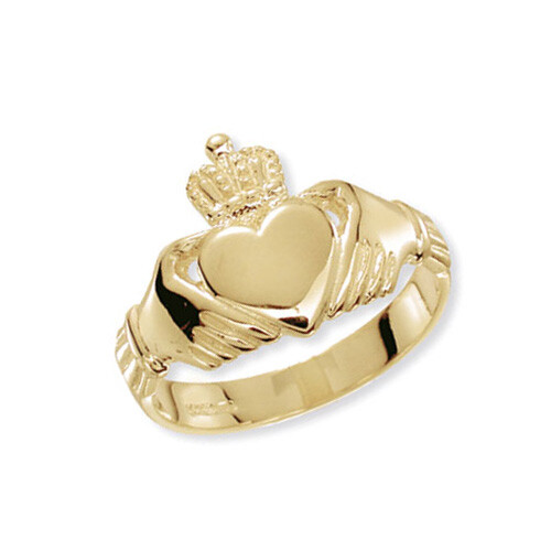 Men irish claddagh - irish, 9ct