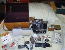 Vtg Polaroid Automatic 250 Land Camera Most Complete Andy Warhol + Case & Extras