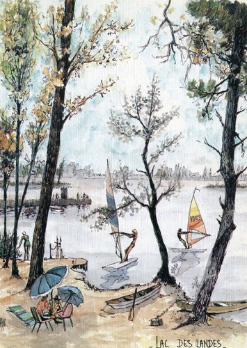 Vintage art postcard - art,