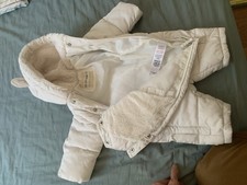 M&S Baby Snow Suit 0-3 Months Winter