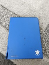 BMW E10 2002 Original Owners Manual / Service Books and wallet.