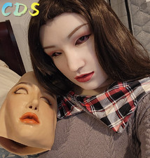 Silicone Female Realistic Head