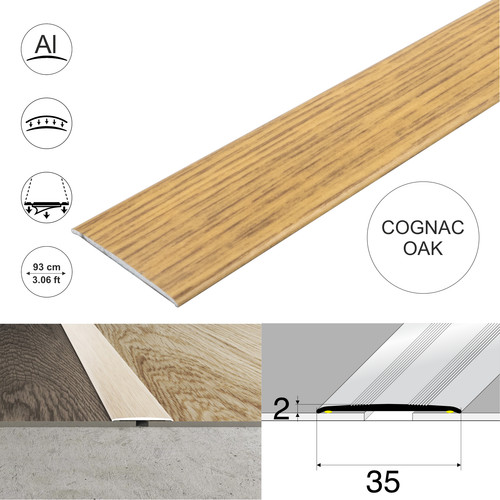 Flat self adhesive aluminium - self,