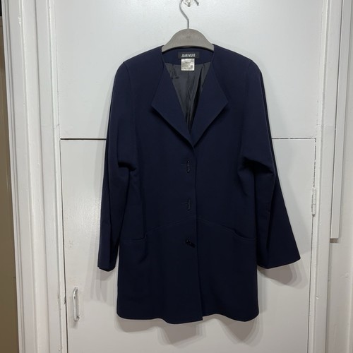 Jean muir jacket - navy, 100%