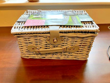 Wicker Grey Picnic Hamper