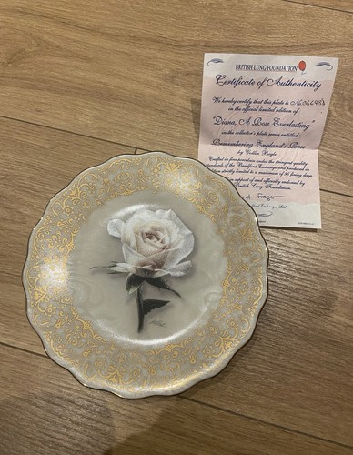 Vintage plate diana - vintage, rose