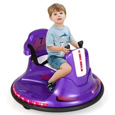 Kids Ride-On Bumper Car Electric Children 360° Swivel Toy Car 6V  Remote Control