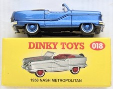 Matchbox Code 2 Dinky DYG15 1958 Nash Metropolitan MICA UK 19th Convention Blue