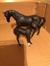 Beswick Black Beauty Horse & Foal