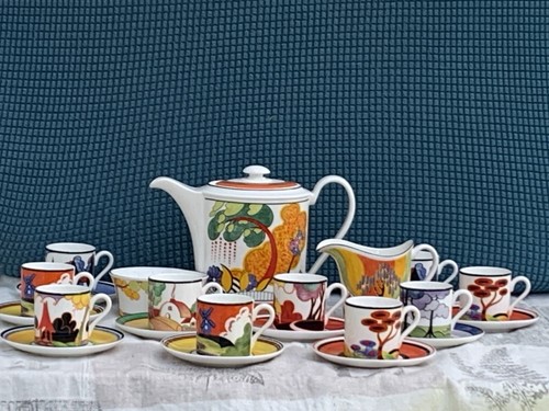 24pcs wedgwood clarice cliff - 24pcs,
