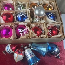 Vintage Christmas Baubles Hand