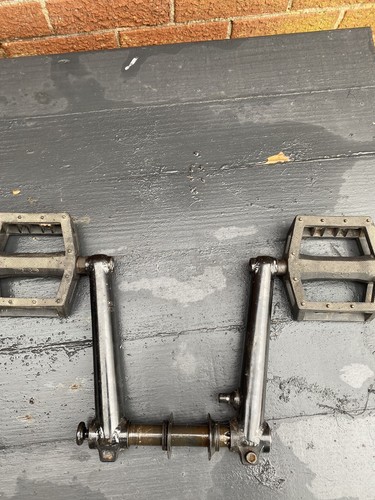 Bmx crank and - and, peddles