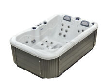 EX DEMO DUAL LOUNGER+ 3 SEAT LUXURY HOT TUB AMERICAN BALBOA 13AMP PLUG 32amp SPA