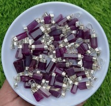 Real Ruby Pendant 925 Sterling