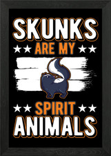 Skunk Lover Framed Wall Art