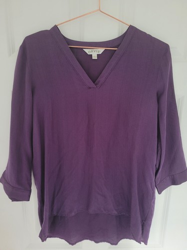 Orvis dark purple neck silk - orvis, v