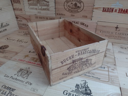 Wooden wine box chateau - wooden,