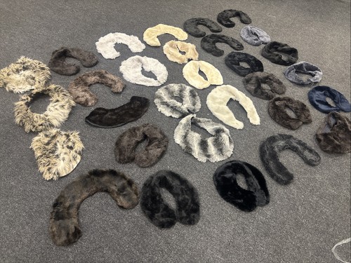 Vintage faux fur collar - faux, stole