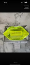 Lulu Guinness Women's Clutch Bag Lips Neon Perspex