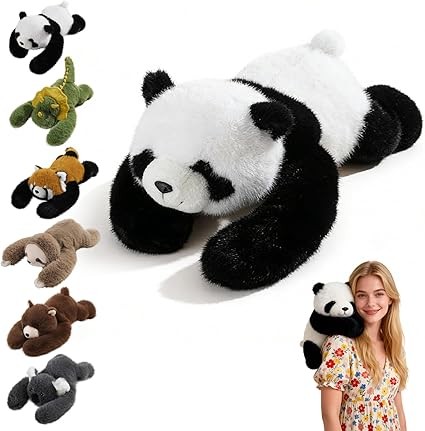 Weighted panda plush toy - panda,