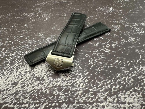 20mm tag heuer black croc - 20mm,