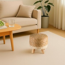 Rattan Garden Stool, Hand