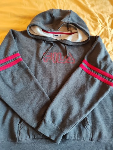 Fila hoodie grey varsity - xl,