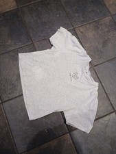 Pink Soda Size 6 Cropped Grey T Shirt