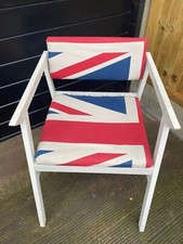 Union Jack upholstered chair