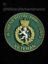 Women's Royal Army Corps WRAC Veterans Colours Pin (VET9)