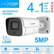 CCTV HOME SECURITY BULLET CAMERA 5MP FULL HD OUTDOOR IR NIGHT VISION 4 IN 1 UK