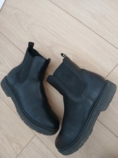 Girls graceland school black winter boots deichmann waterproof size 3.5