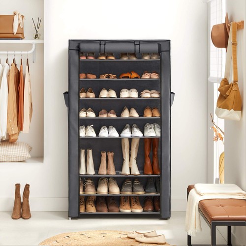 Tier shoe rack with - 10-tier,